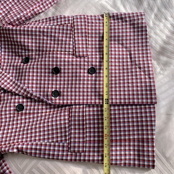 Checkerboard Statement Suit Jacket - Picture 10 of 12